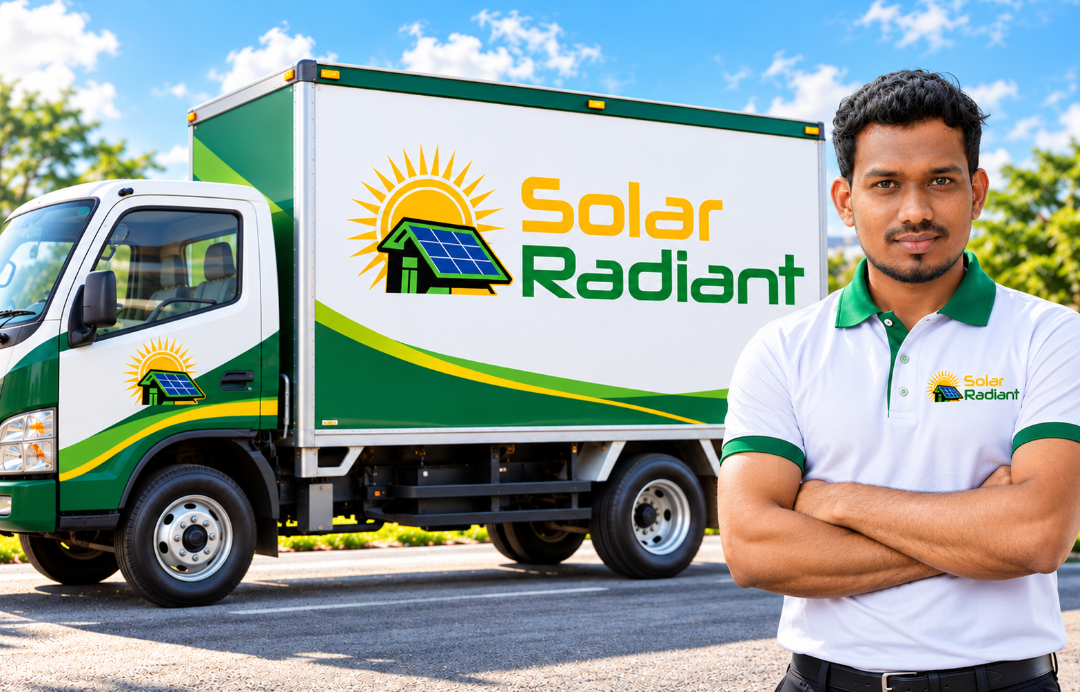 Solar Radiant rooftop installation