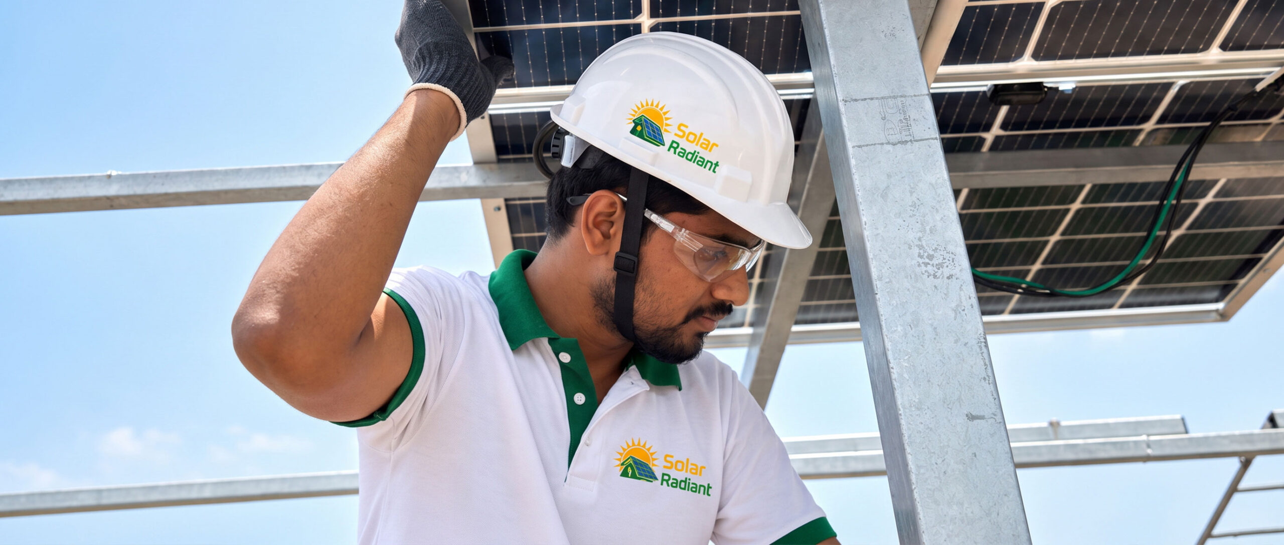 Solar installation team