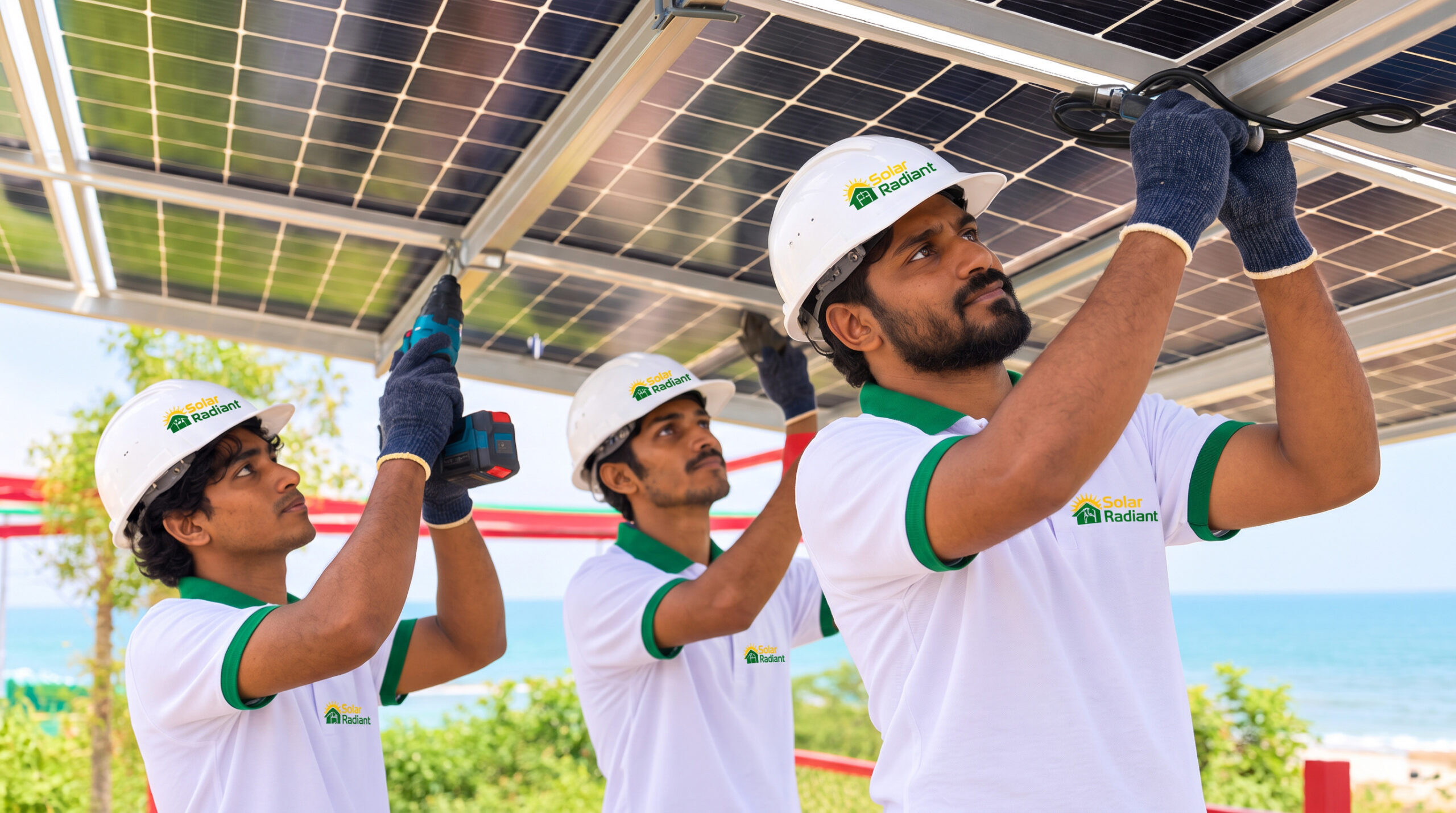 Rooftop solar panels